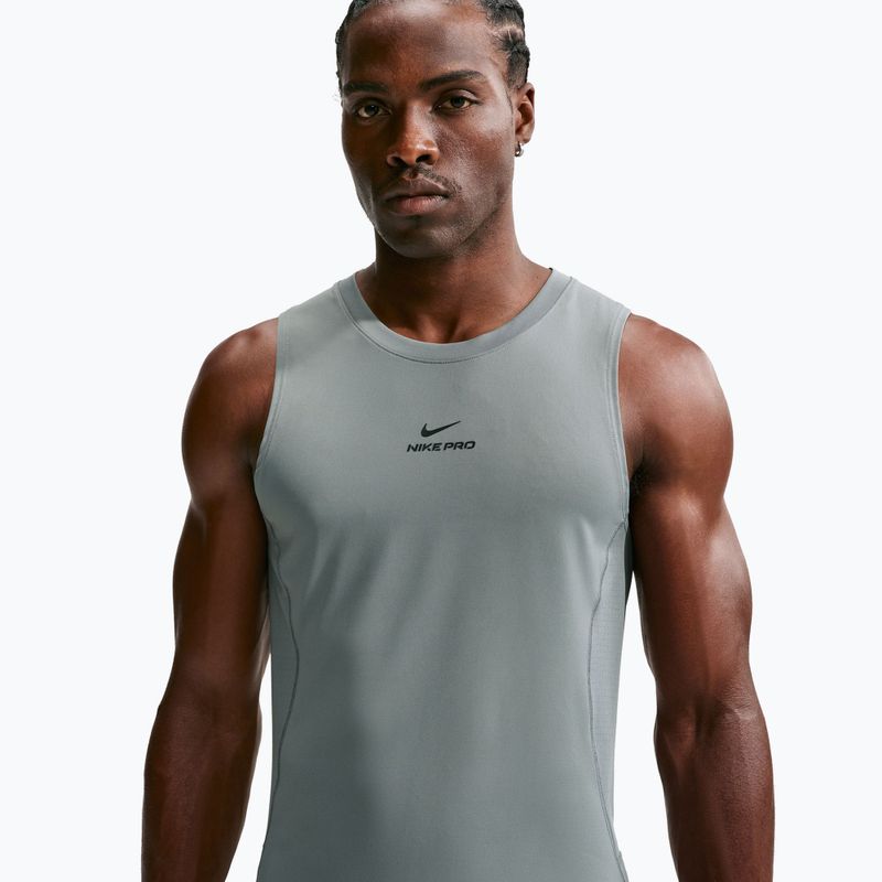 Trainings-T-Shirt Herren Nike Pro smoke grey/black 3