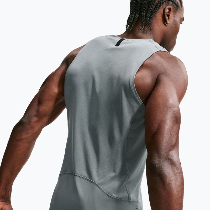 Trainings-T-Shirt Herren Nike Pro smoke grey/black 4