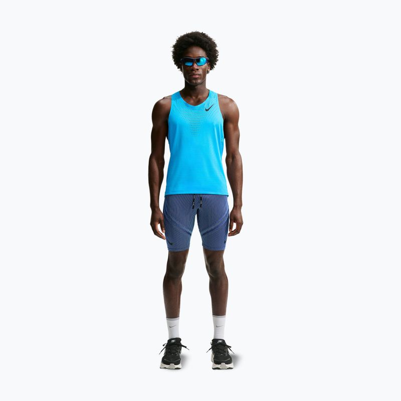 Herren-Laufshirt Nike AeroSwift light current blue/black 2