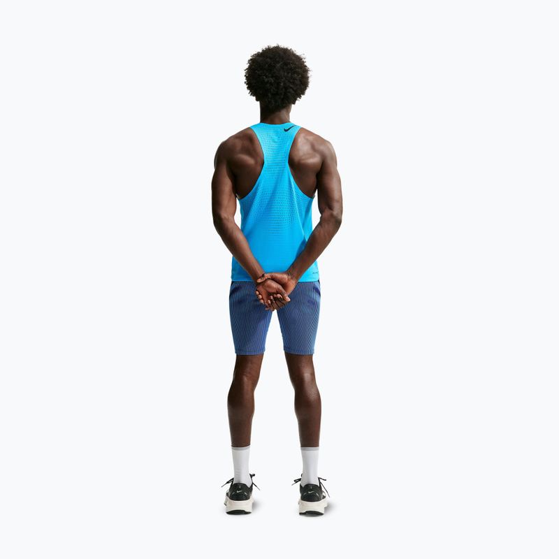 Herren-Laufshirt Nike AeroSwift light current blue/black 3