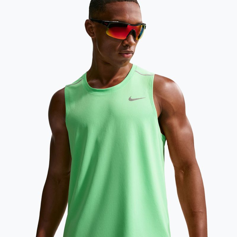 Herren-Laufshirt Nike Miler illusion green 4
