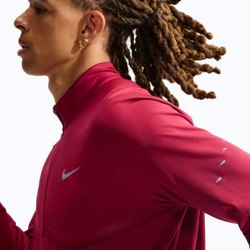 Laufsweatshirt für Herren Nike Stride 1/4 Zip Dri-Fit tough red 6