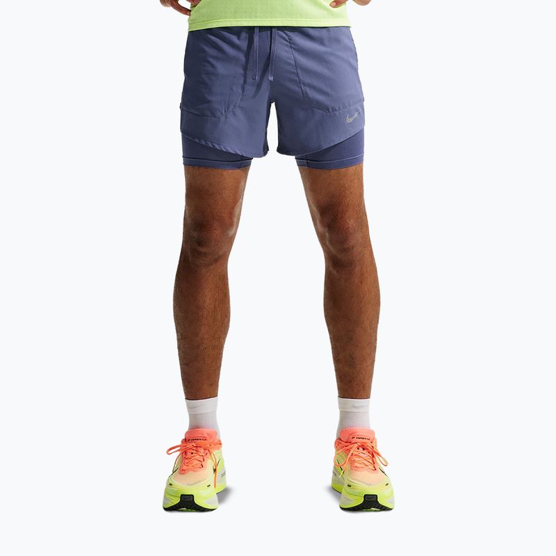 Herren-Laufshorts Nike Stride diffused blue