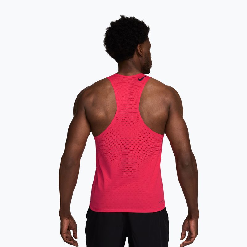 Herren-Laufshirt Nike AeroSwift fusion red/black 2