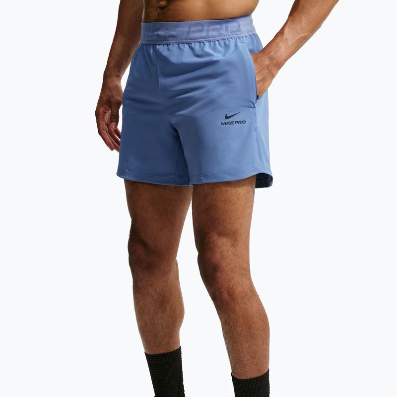 Herren-Trainingsshorts Nike Pro Training indigo storm/black 3