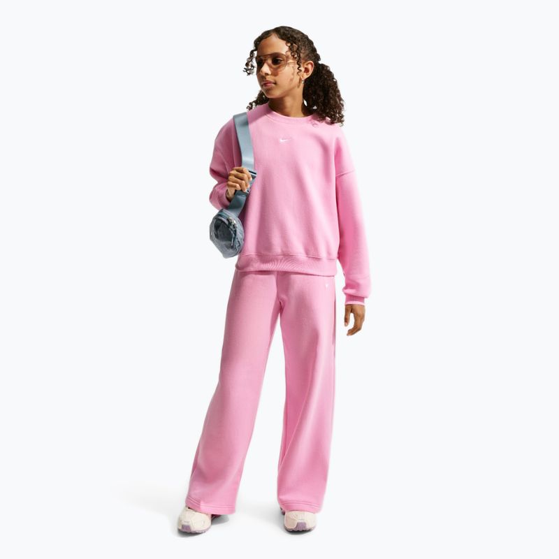 Kinder-Sweatshirt Nike Sportswear Studio pink rise/white 2