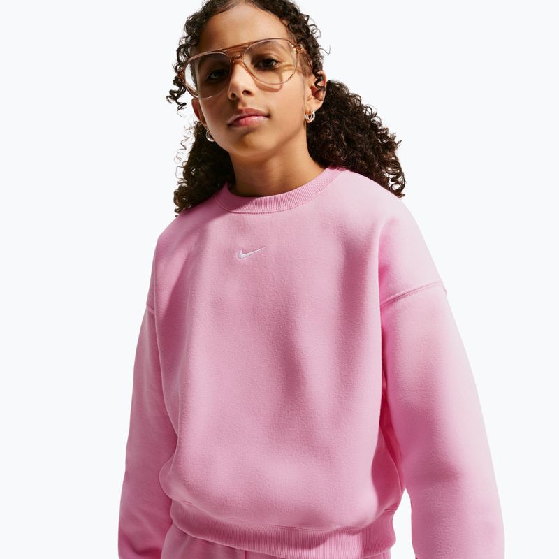 Kinder-Sweatshirt Nike Sportswear Studio pink rise/white 4