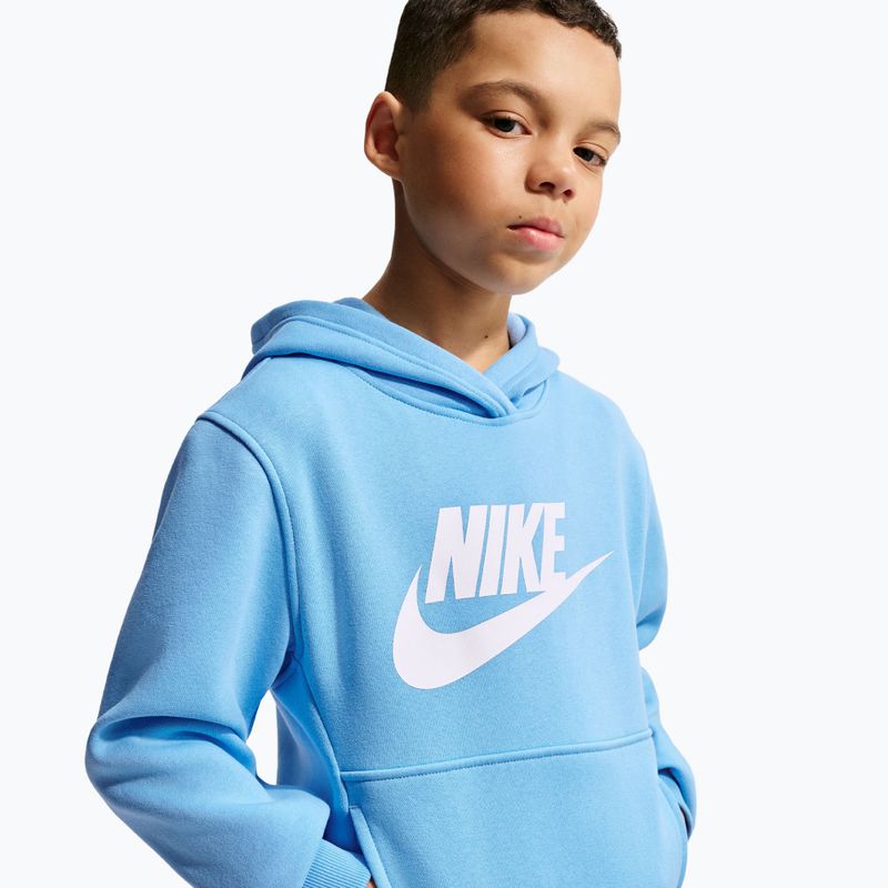 Kinder-Sweatshirt Nike Sportswear Club Fleece football blue/white 2