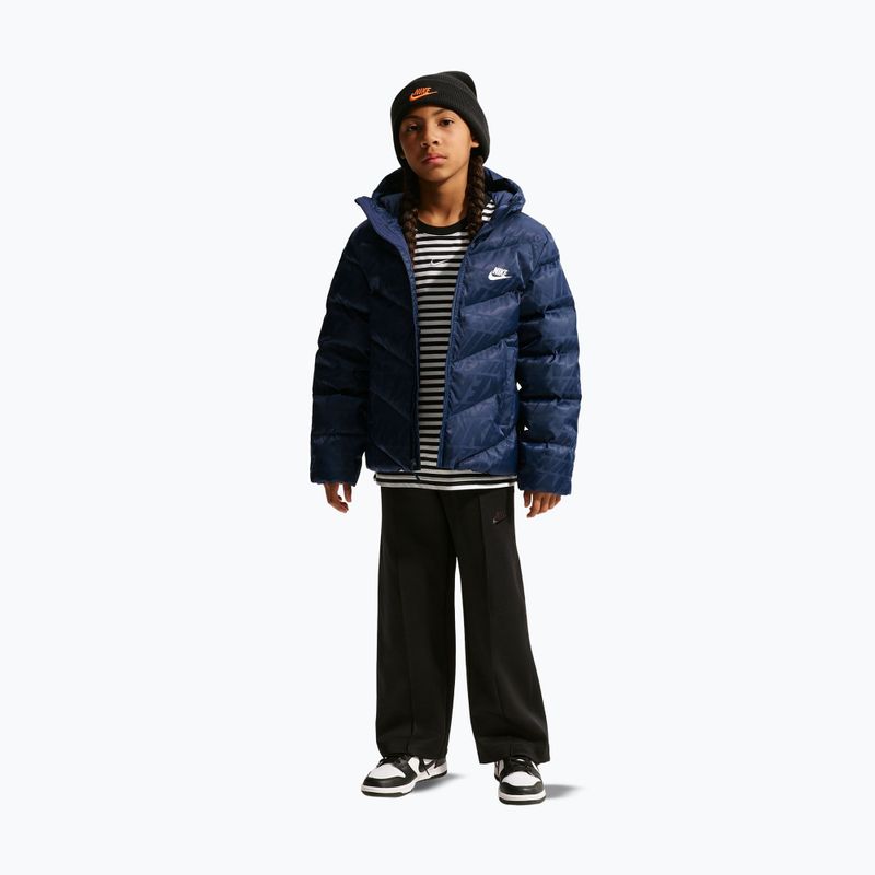Gefütterte Kinderjacke Nike Sportswear "All Day Play" midnight navy/white 2