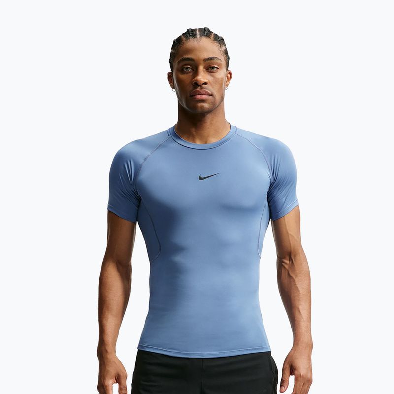 Trainings-T-Shirt Herren Nike Pro indigo storm/black