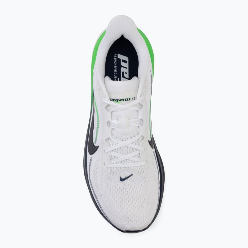 Herren-Laufschuhe Nike Pegasus 42 white/green spark/midnight navy 5