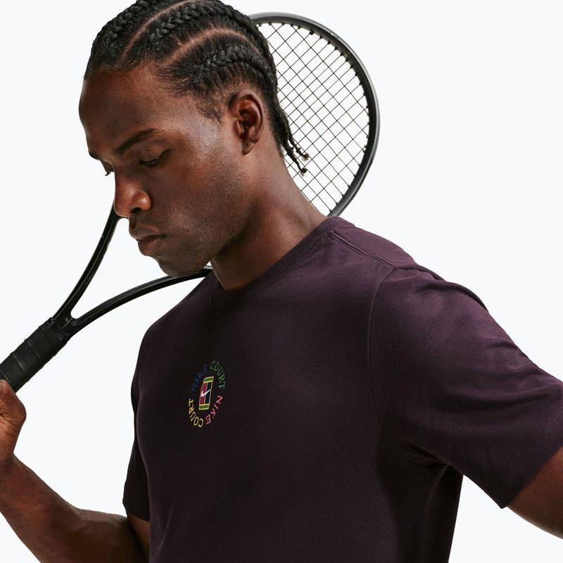 Poloshirt Nike Court Dri-Fit Burgundy Ash 6