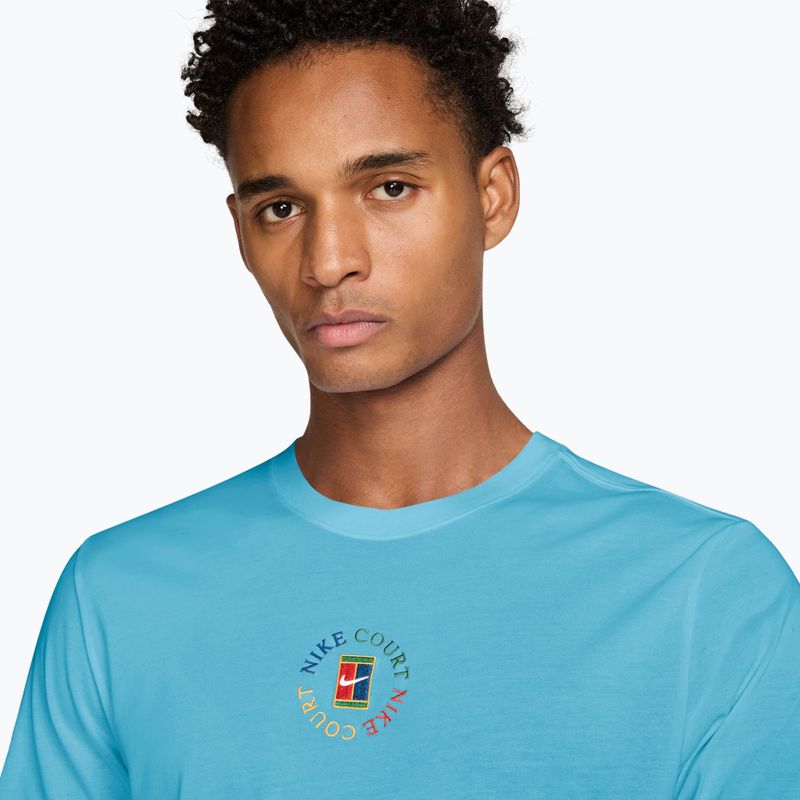 Poloshirt Nike Court Dri-Fit Blue Gaze 3