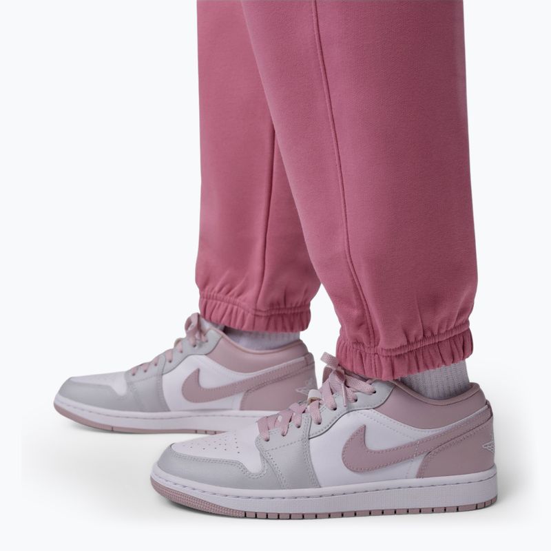 Damenhose Jordan Fleece desert berry/white 5