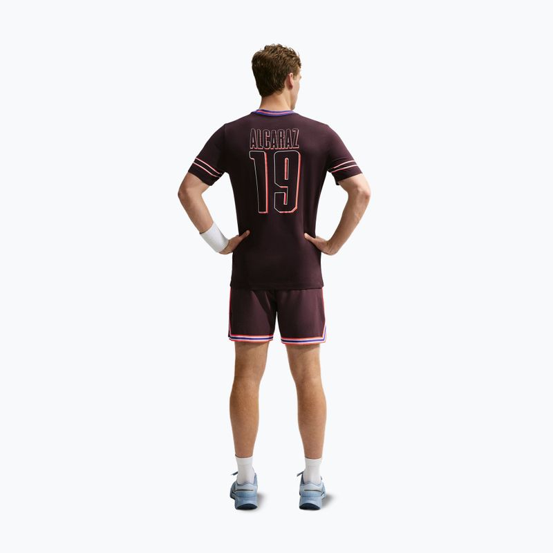Herren-Shirt Nike Court Dri-FIT Cotton burgundy ash 3