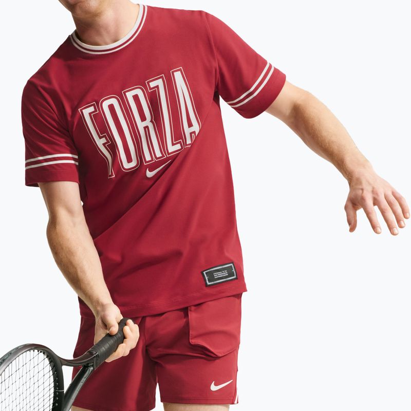 Poloshirt Nike Court Dri-Fit Team Red 4