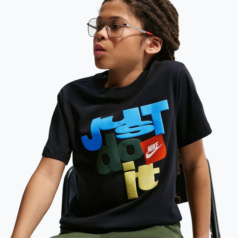 Kinder-Shirt Nike Sportswear Club black 5