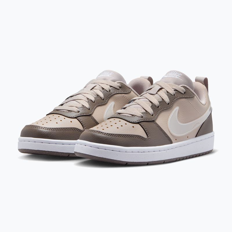 Kinderschuhe Nike Court Borough Low moon particle/cave stone/white/white 3