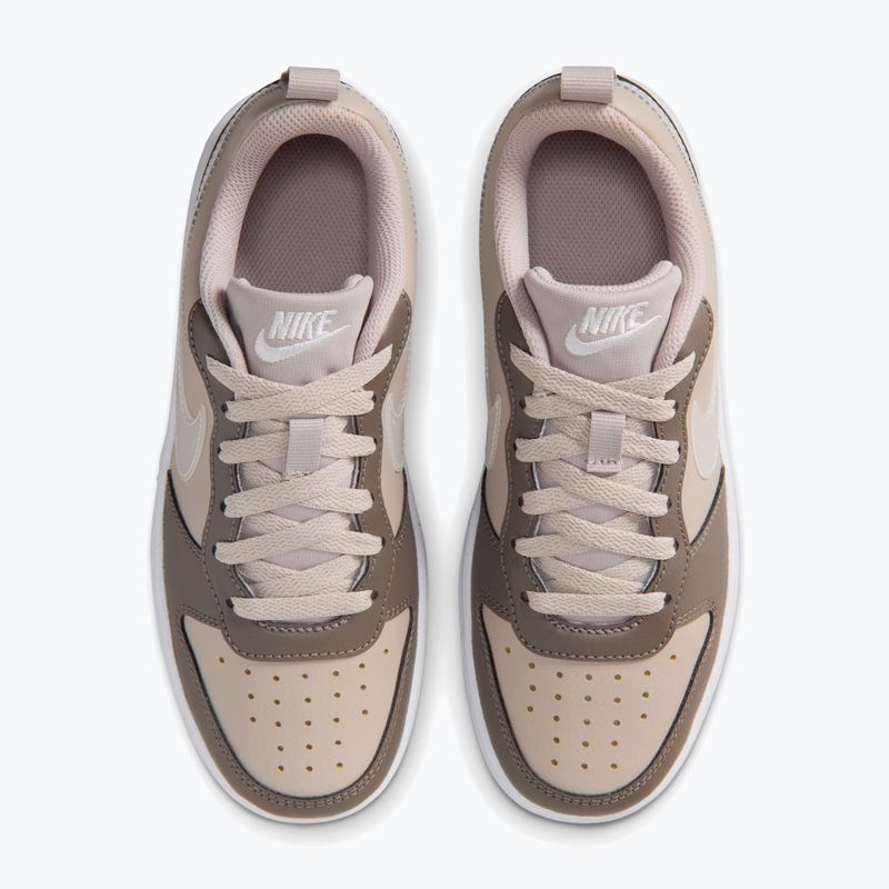 Kinderschuhe Nike Court Borough Low moon particle/cave stone/white/white 5