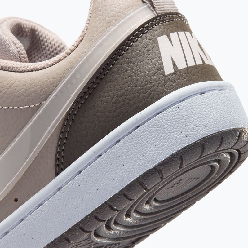 Kinderschuhe Nike Court Borough Low moon particle/cave stone/white/white 8