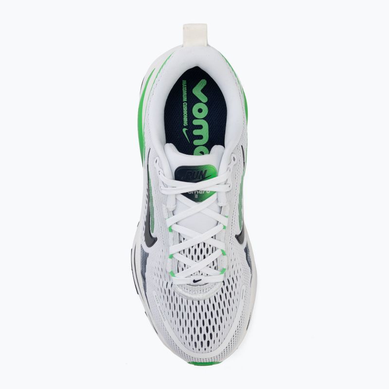 Nike Vomero 18 Laufschuhe weiß/grün spark/midnight navy 5