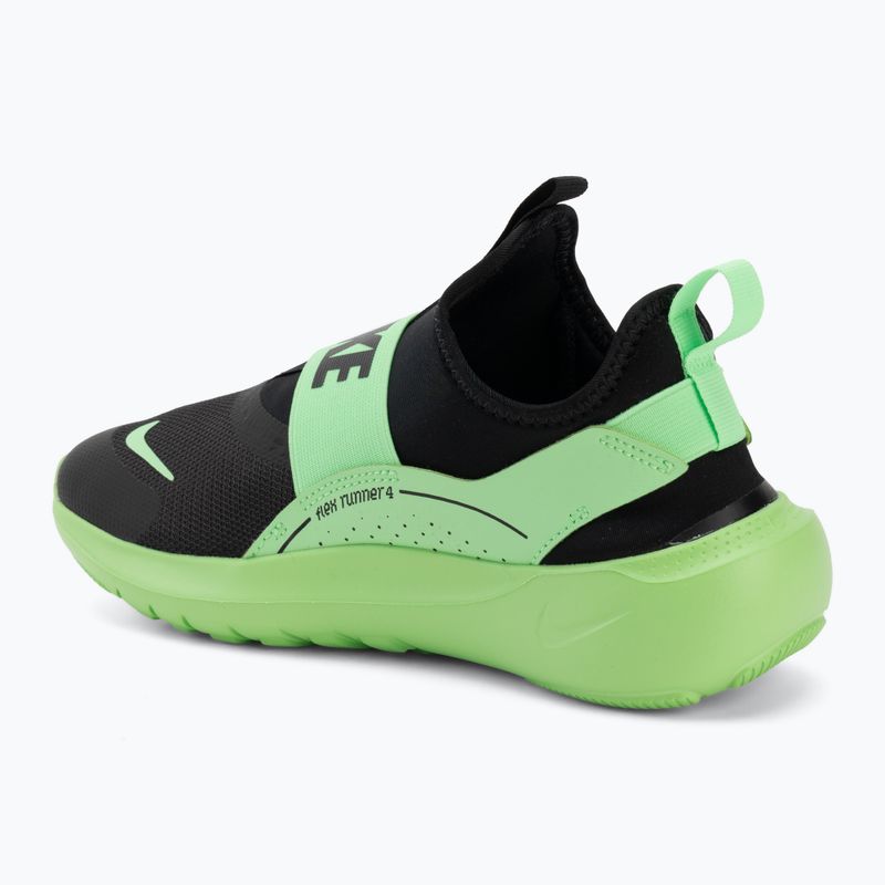 Kinderschuhe Nike Flex Runner 4 black/illusion green/black 3