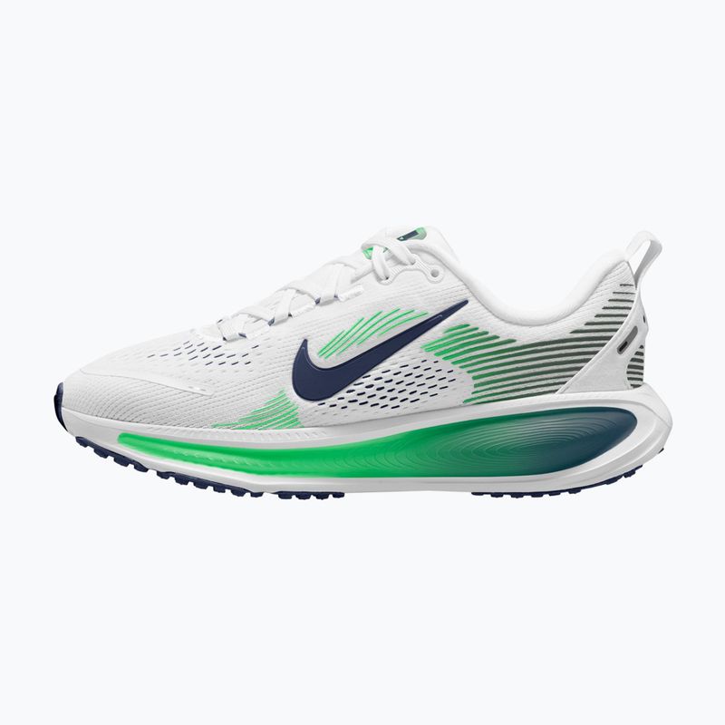 Nike Vomero 18 Laufschuhe weiß/grün spark/midnight navy 2