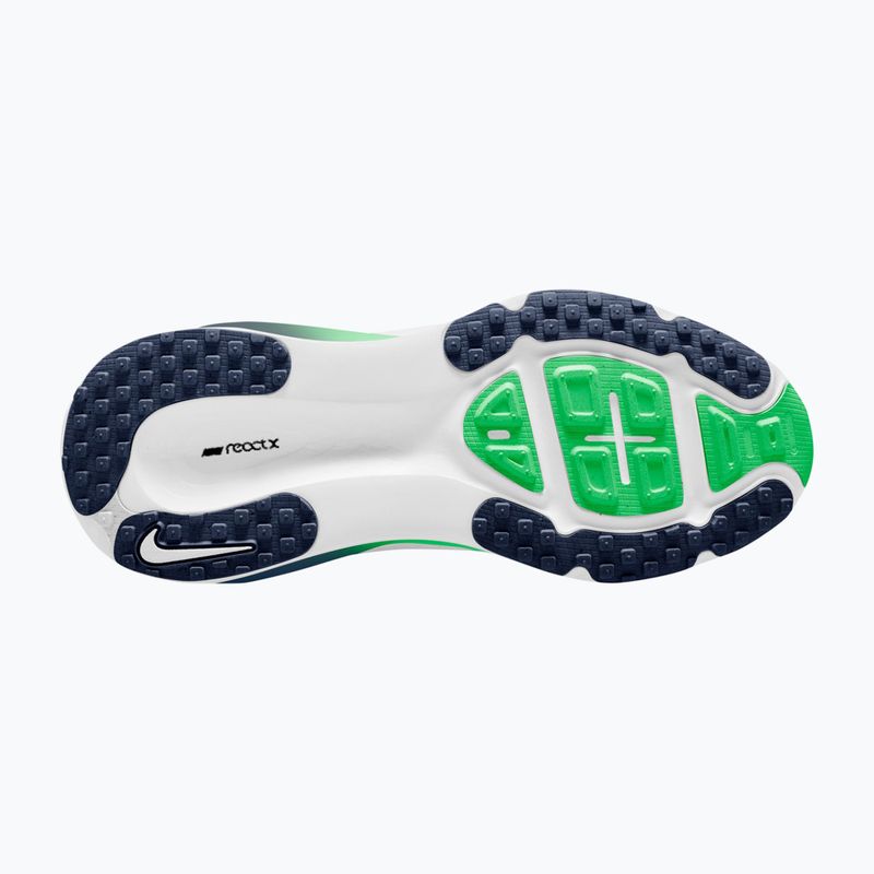 Nike Vomero 18 Laufschuhe weiß/grün spark/midnight navy 3
