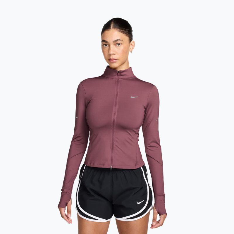 Laufpullover für Damen Nike Swift Dri-Fit Full Zip pink smoke