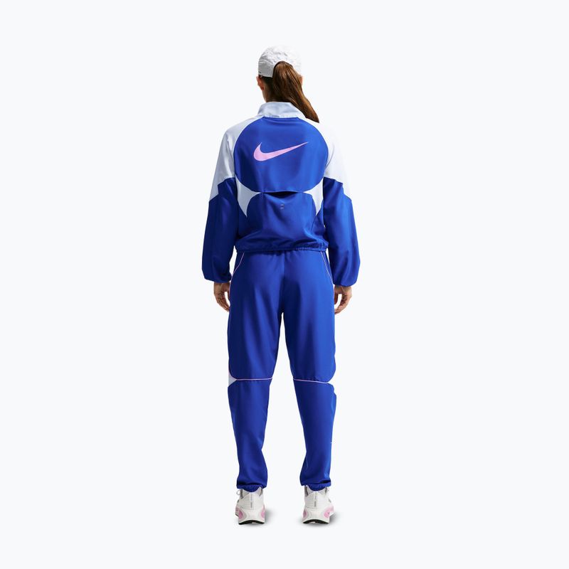 Damen-Laufjacke Nike Tempo Dri-FIT 1/2-Zip old royal/football grey/pink rise 3