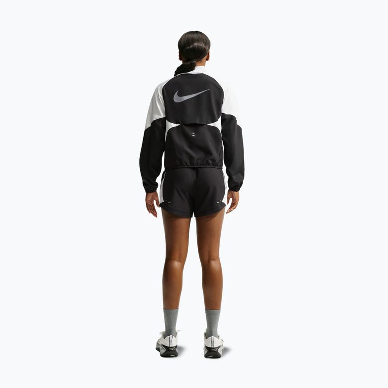 Damen-Laufshorts Nike Tempo Dri-Fit Unlined black/white/cool grey 3