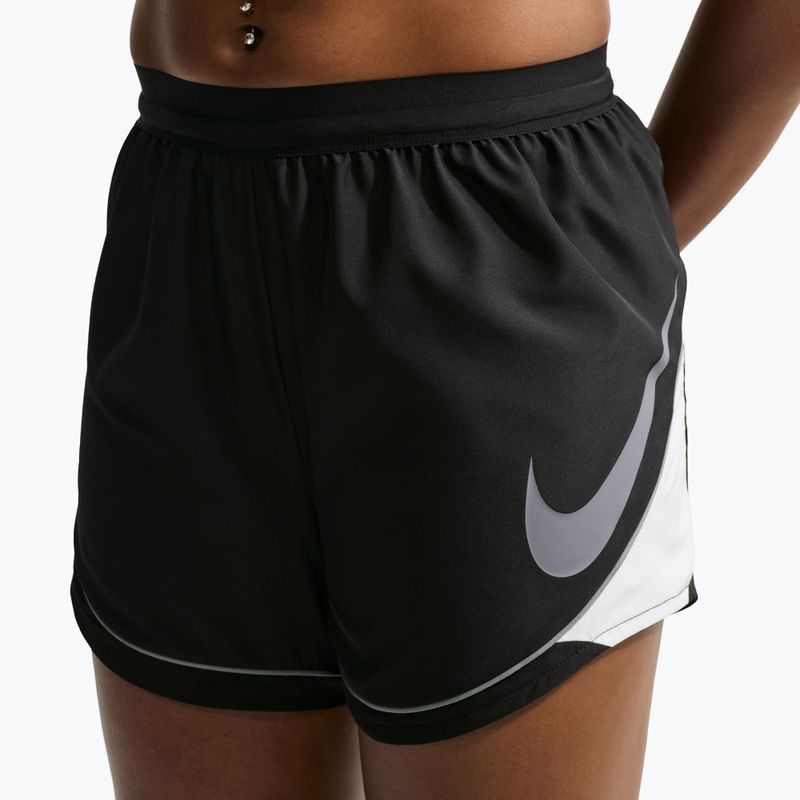 Damen-Laufshorts Nike Tempo Dri-Fit Unlined black/white/cool grey 4