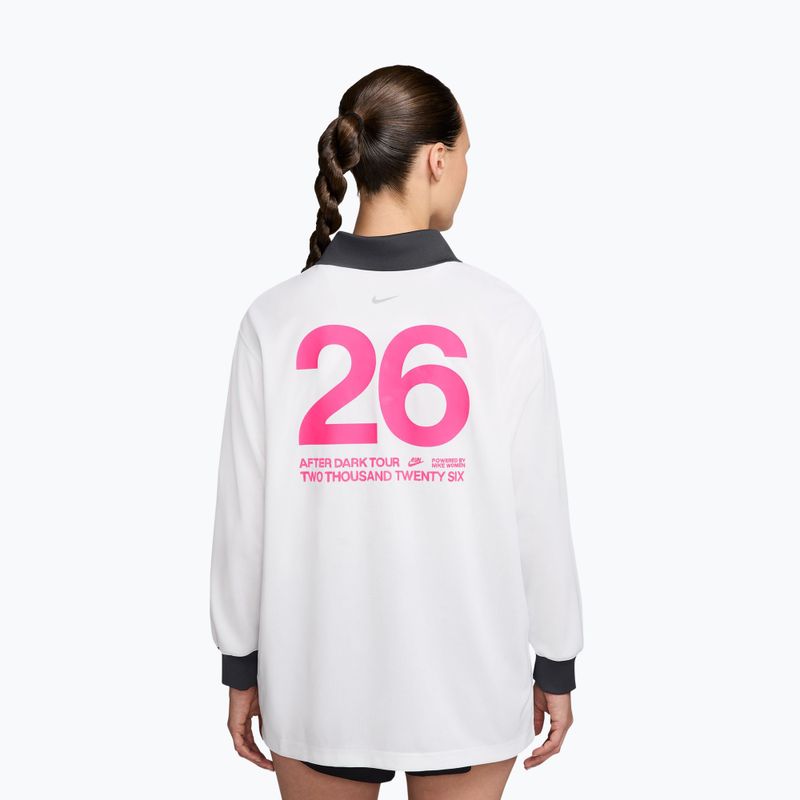 Damen-Laufshirt mit langen Ärmeln Nike After Dark Tour white/anthracite 2