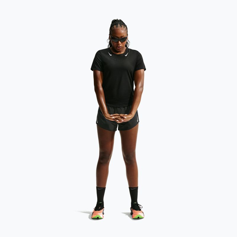 Damen-Laufshirt Nike AeroSwift black/white 2