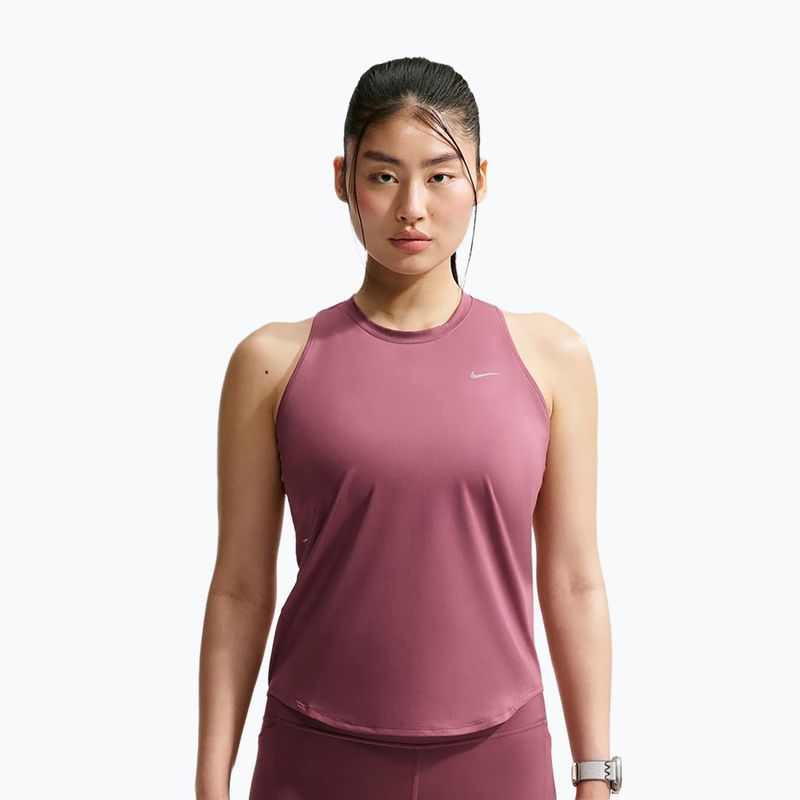 Damen-Laufshirt Nike Swift Dri-Fit Tank Top pink smoke