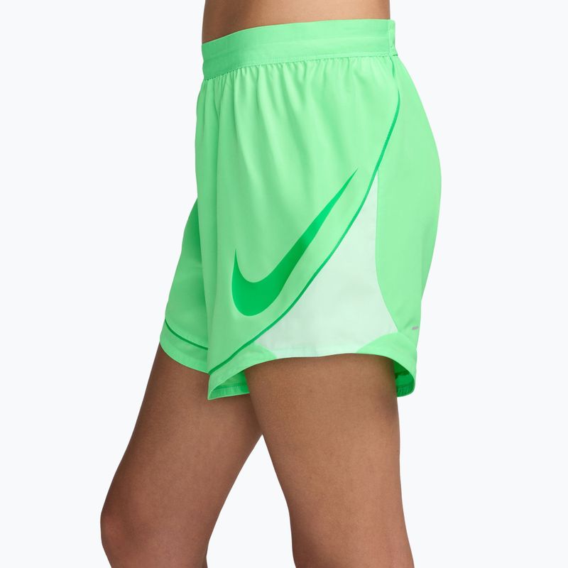 Damen-Laufshorts Nike Tempo Dri-Fit Unlined illusion green/barely green/green spark 3