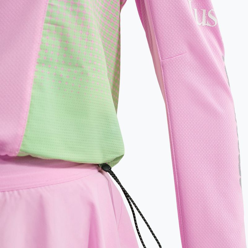 Damen-Laufshirt mit langen Ärmeln Nike Swift Jersey Top pink rise/illusion green 6