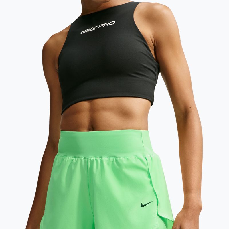 Damen Trainingsshorts Nike Pro Sculpt illusion green/black 4