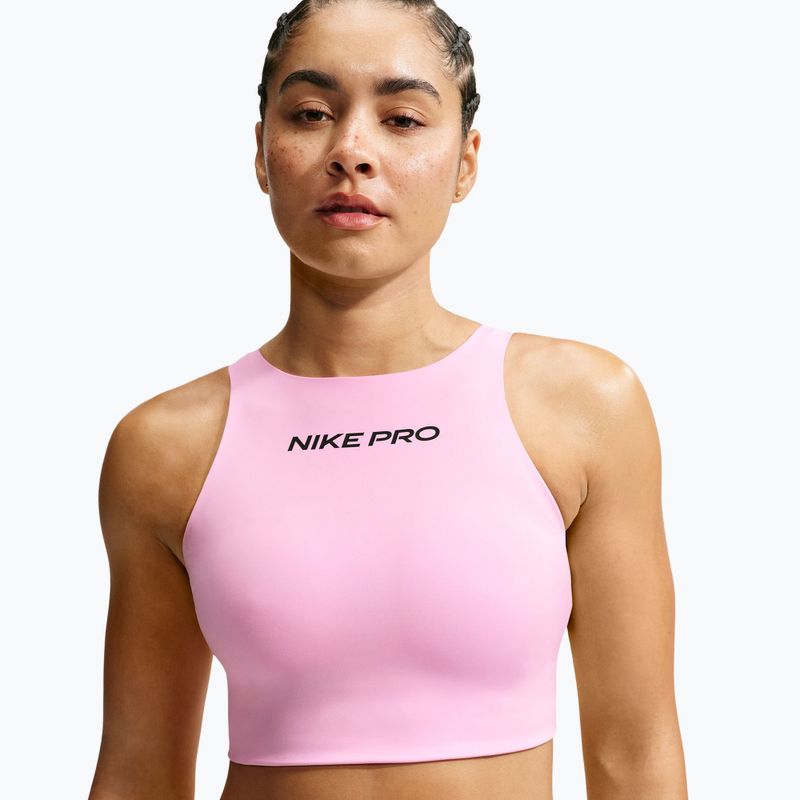 Sport-BH Nike Pro Sculpt pink rise/black