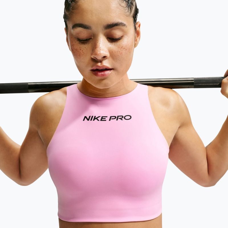 Sport-BH Nike Pro Sculpt pink rise/black 5