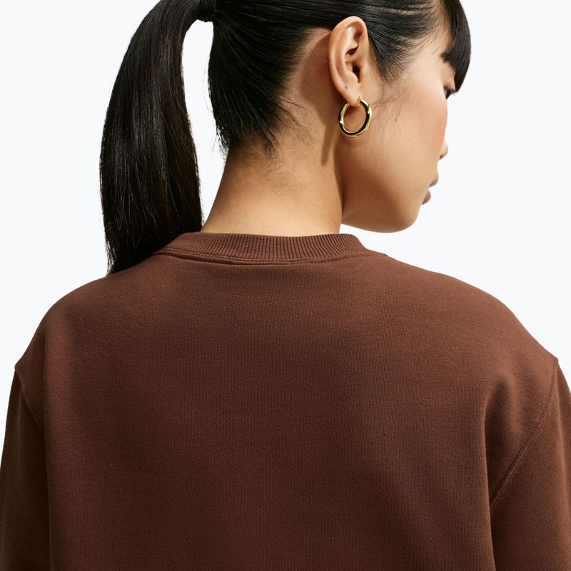 Damenpullover Nike Studio Fleece cacao wow/sail 6
