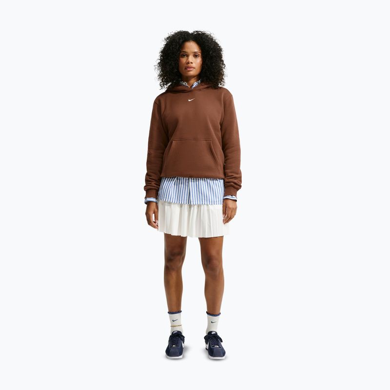 Damenpullover Nike Studio Fleece cacao wow/sail 2