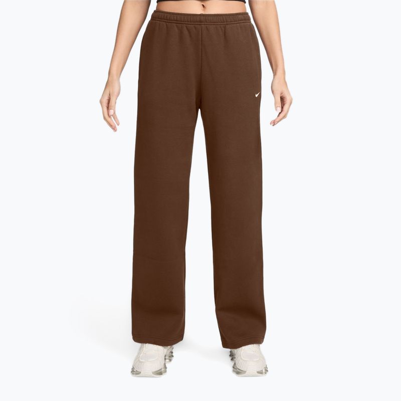 Damenhose Nike Studio Fleece cacao wow/sail