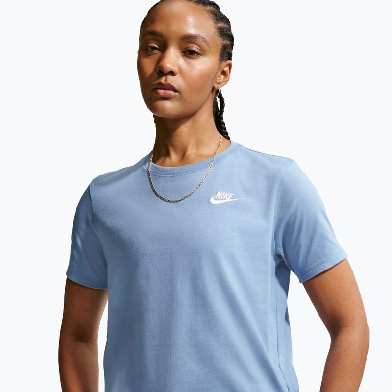 Damen-T-Shirt Nike Sportswear Club Essentials work blue 3