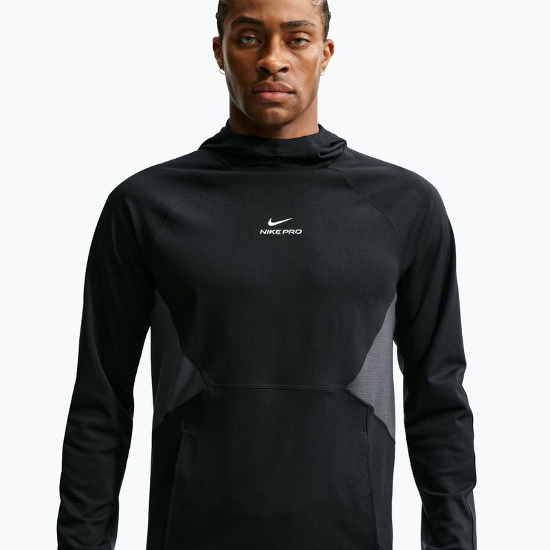 Herren-Trainingssweatshirt Nike Pro black/white 4