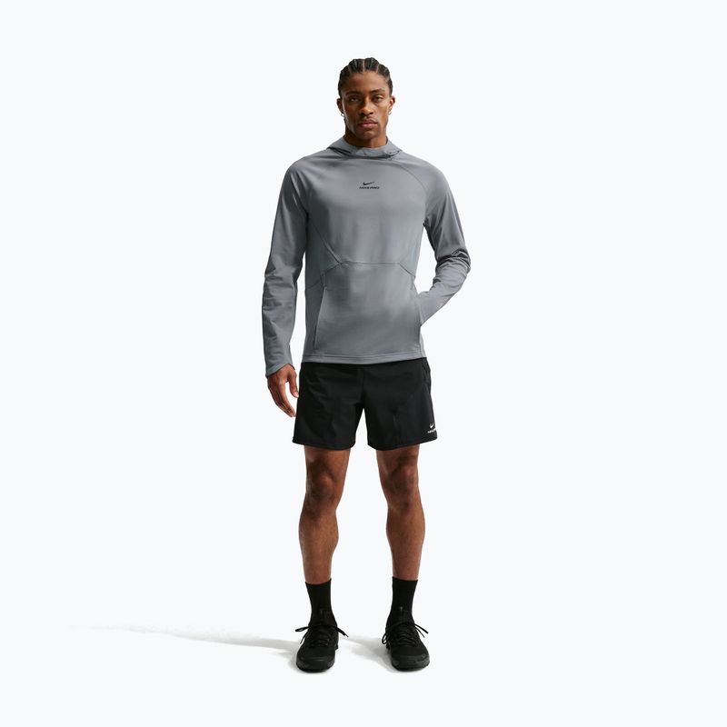 Herren-Trainingssweatshirt Nike Pro smoke grey/black 2