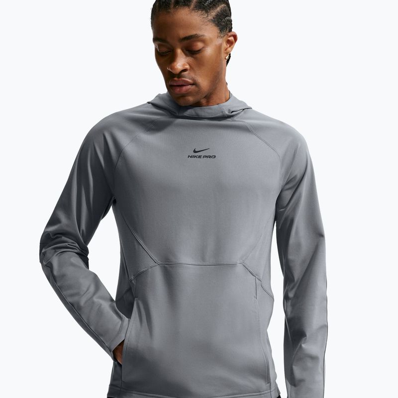 Herren-Trainingssweatshirt Nike Pro smoke grey/black 4