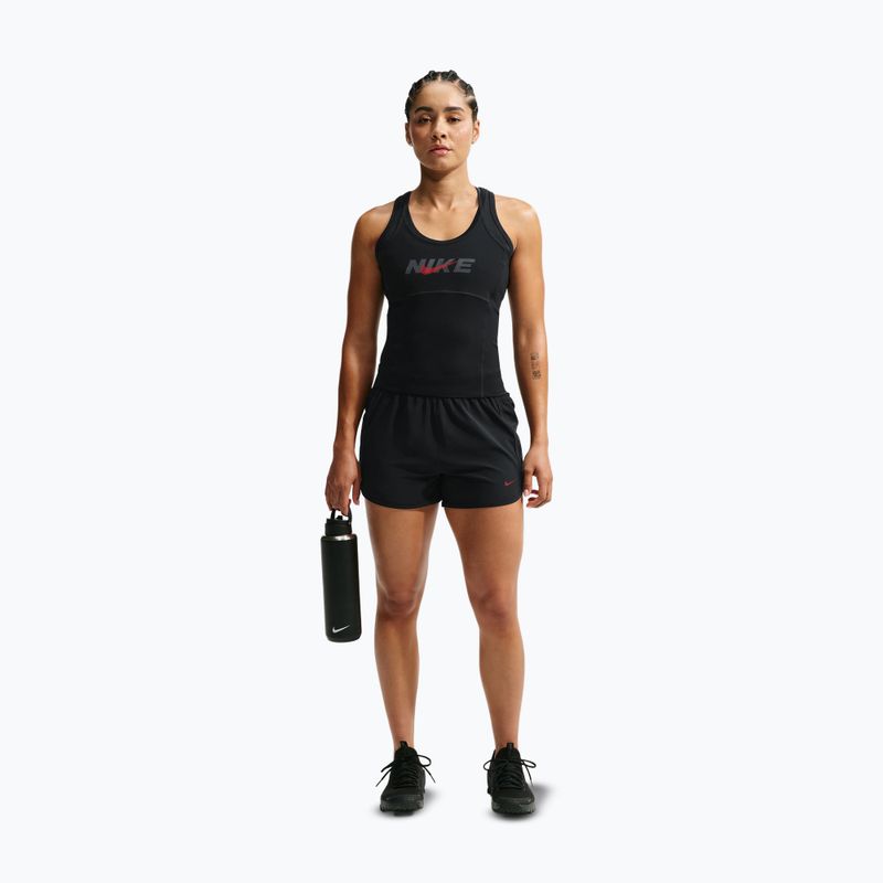 Damen Trainingsshorts Nike One black/black/university red 2