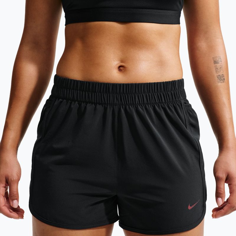 Damen Trainingsshorts Nike One black/black/university red 4