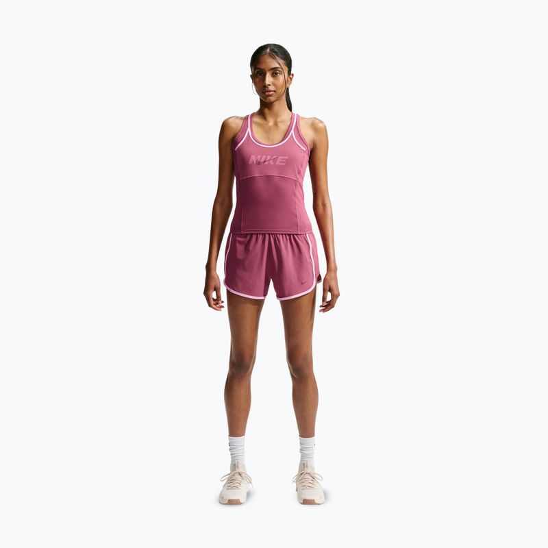 Damen-Trainingsshirt Nike One pink smoke/pink rise/mystic dates/white 2
